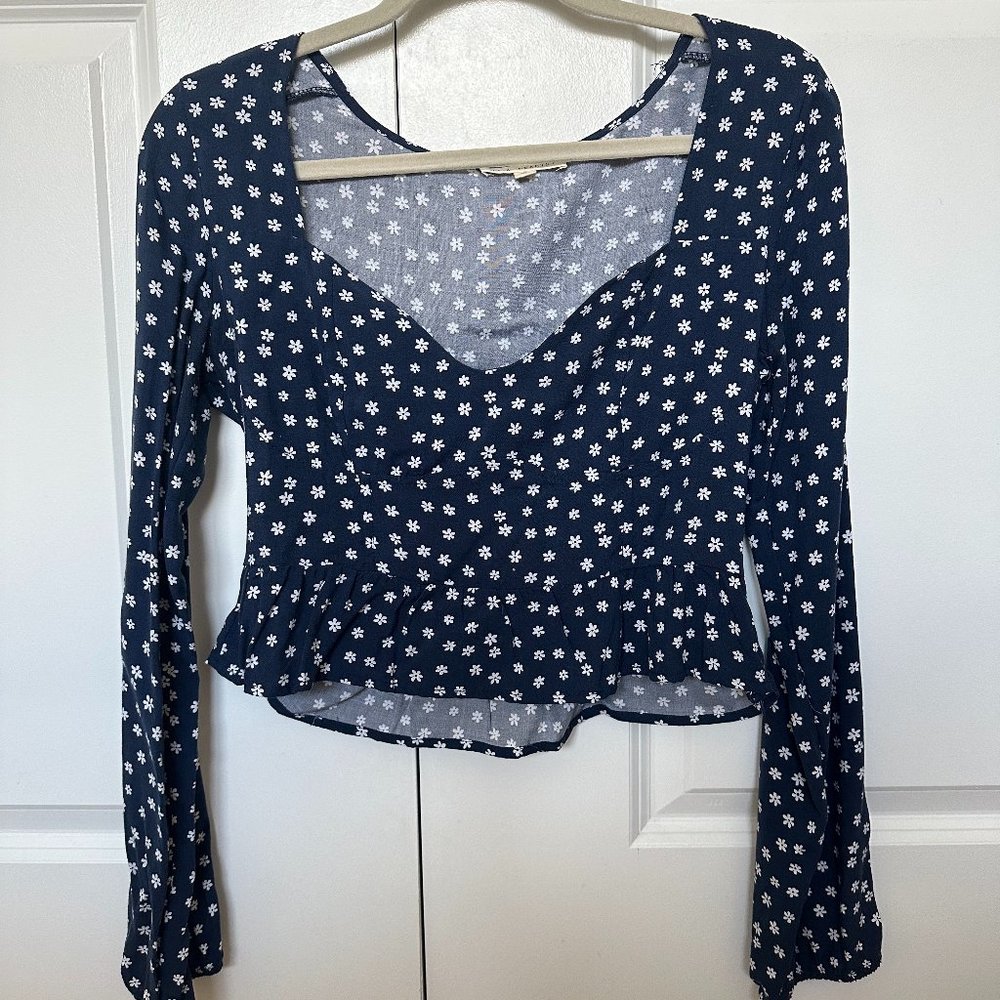 PacSun L.A. Hearts Floral Long Sleeve - Size S
